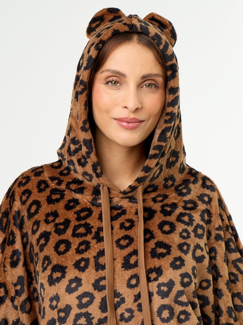 Hoodie de polar com capuz - Kiabi