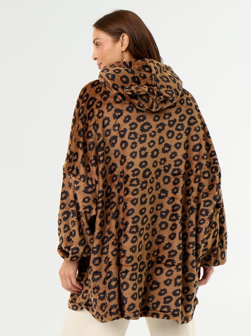 Hoodie de polar com capuz - Kiabi