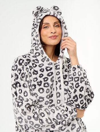 Hoodie de polar com capuz