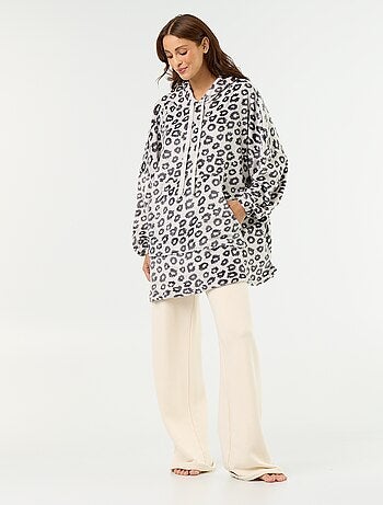 Hoodie de polar com capuz