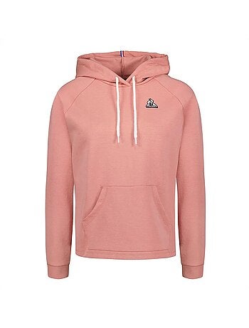 Hoodie Le Coq Sportif Rosa para Mulher