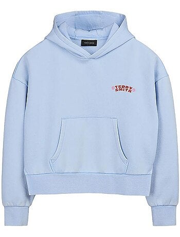 Hoodie teddy smith azul pastel para rapaz