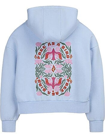 Hoodie teddy smith azul pastel para rapaz