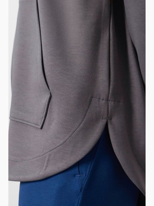Hoodie túnica longo oversized com capuz e fecho tommy - Kiabi