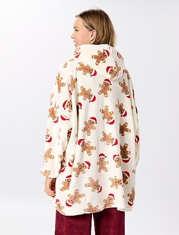 Hoodies com capuz em malha peluche 'Natal'