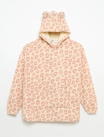 Hoodies de malha felpuda