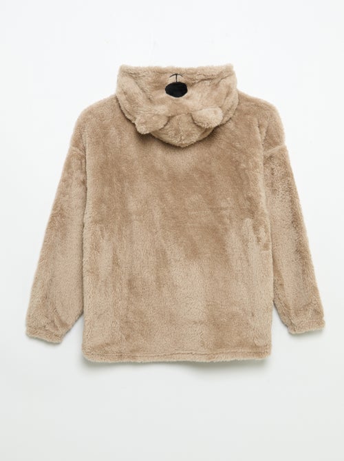 Hoodies de malha pelúcia - Kiabi