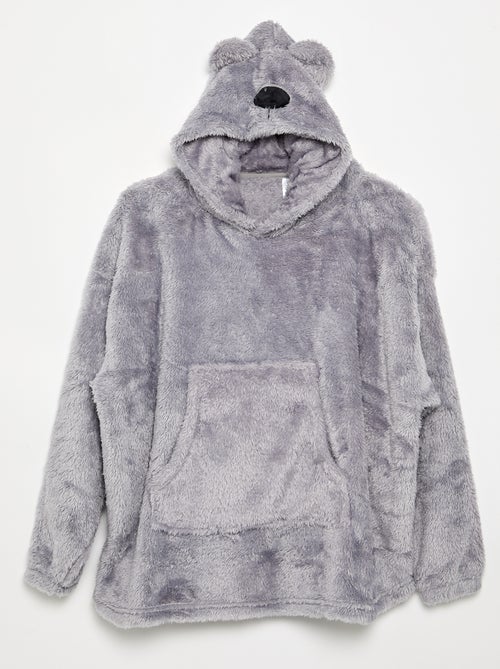 Hoodies de malha pelúcia - Kiabi
