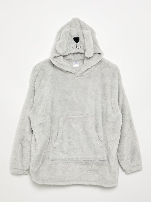 Hoodies de malha pelúcia - Kiabi
