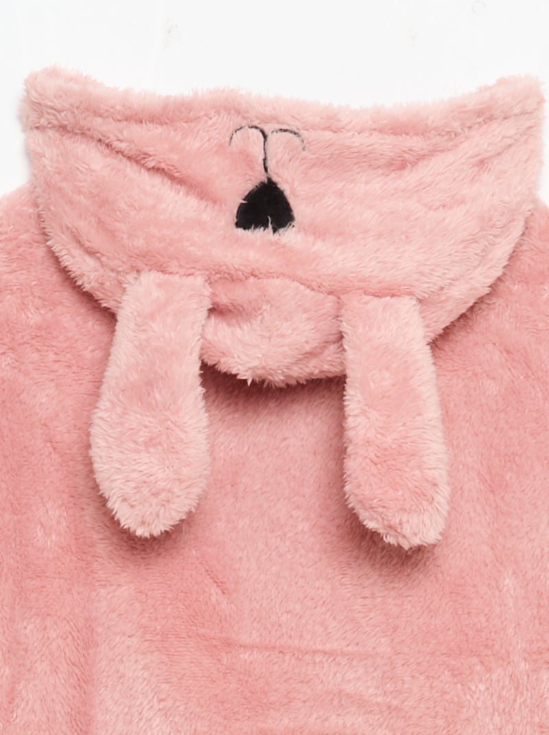 Hoodies de malha pelúcia Rosa - Kiabi
