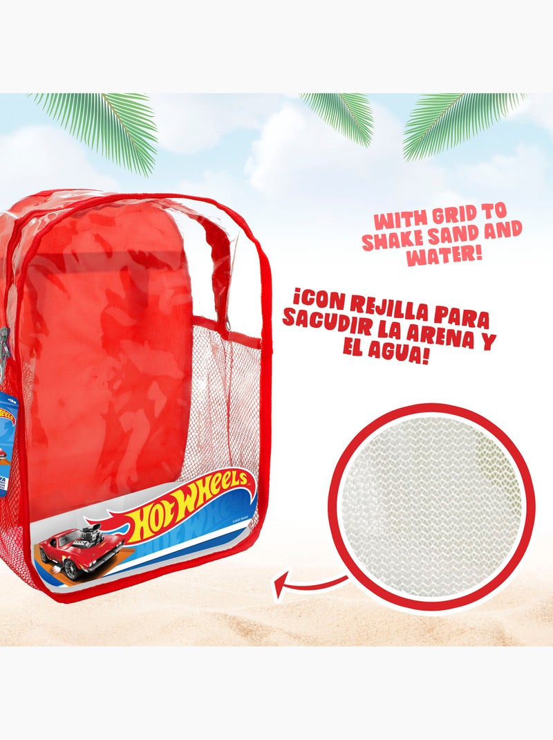 Hot wheels conjunto de balde de praia com acessórios e saco de transporte N/D - Kiabi
