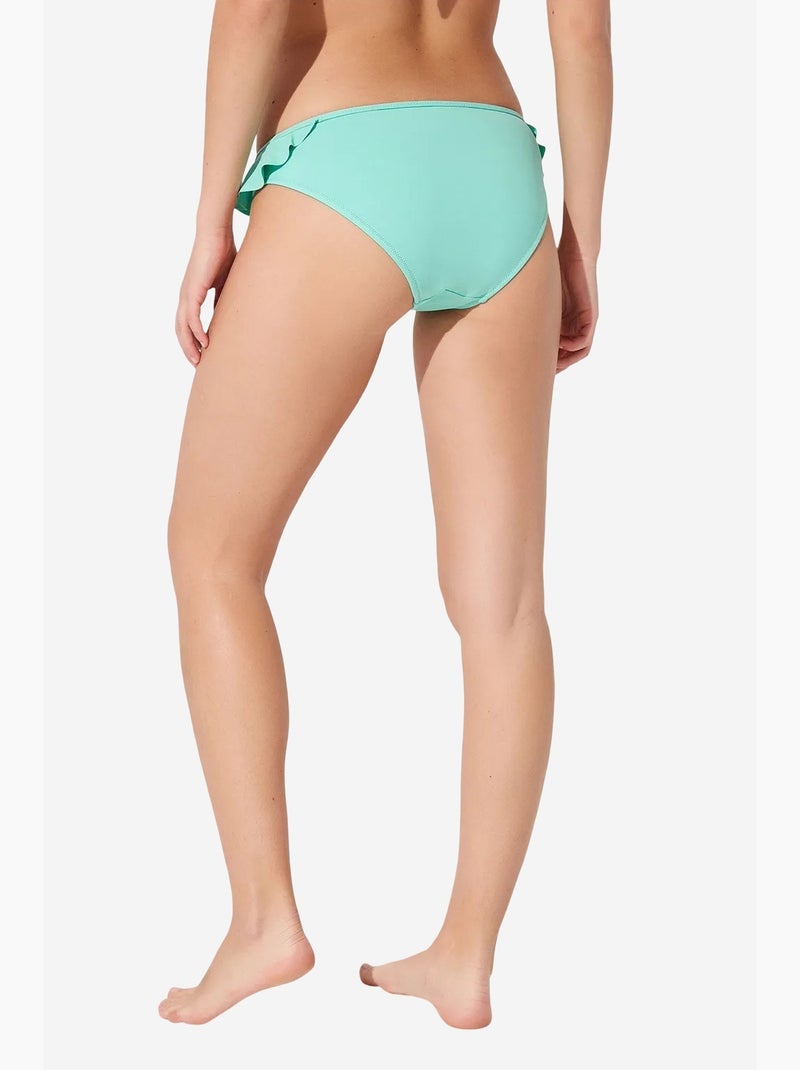 I mila cueca de biquíni slip com aberturas laterais penti Verde menta - Kiabi