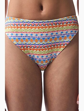 Ila cueca de biquíni reversível de cintura subida penti