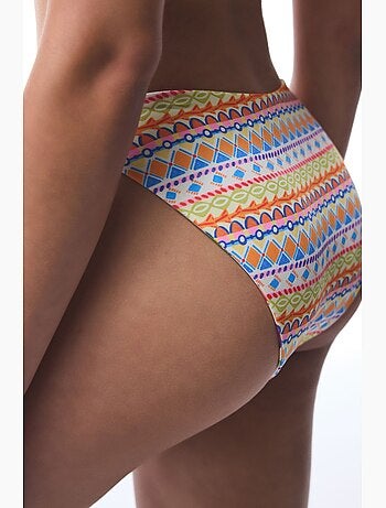 Ila cueca de biquíni reversível de cintura subida penti