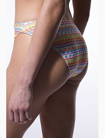 Ila cueca de biquíni reversível de cintura subida penti