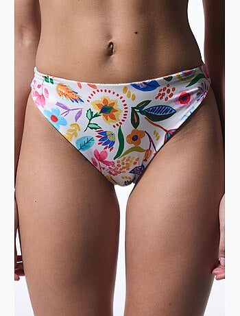 Ila cueca de biquíni reversível de cintura subida penti