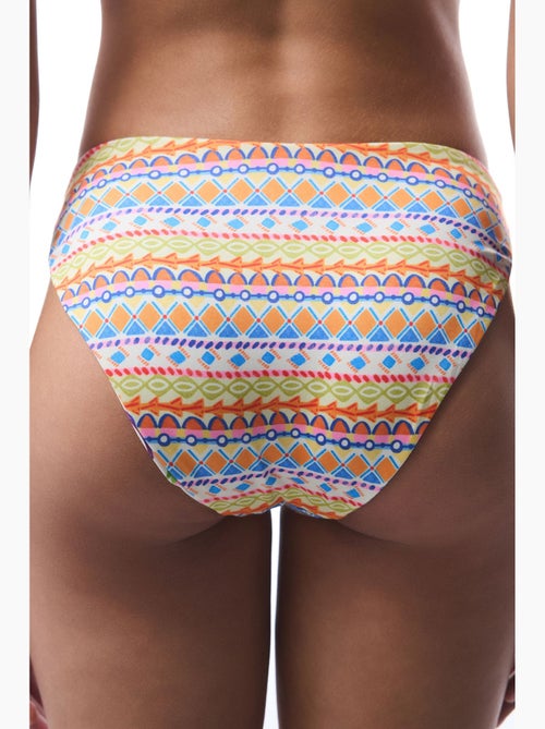 Ila cueca de biquíni reversível de cintura subida penti - Kiabi Ila cueca de biquíni reversível de cintura subida penti - Kiabi