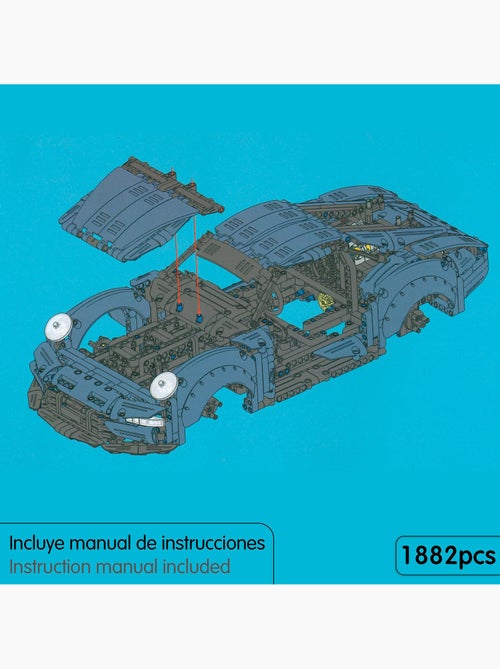 Im.master conjunto de construção 1/10 carro desportivo - 1882 peças. - Kiabi