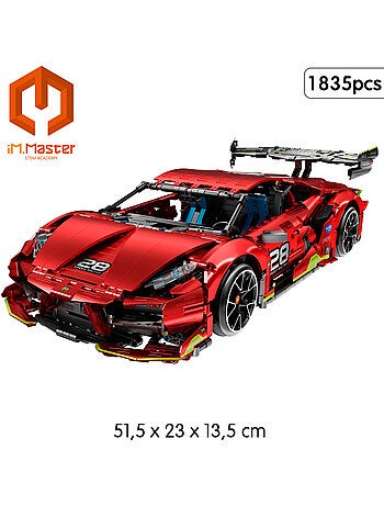 Im.master conjunto de construção 1/10 supercarro de controlo remoto - 1835 peças