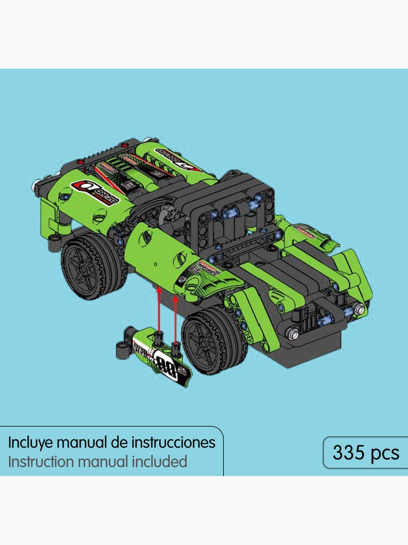 Im.master conjunto de construção carro de controle remoto esportivo 2 em 1 - 335 peças. N/D - Kiabi