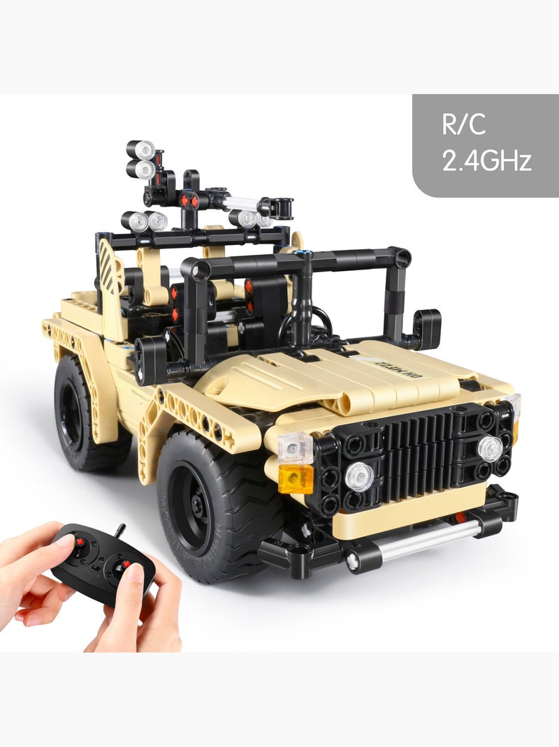 Im.master conjunto de construção carro de controlo remoto militar 2 em 1 - 370 pcs. N/D - Kiabi