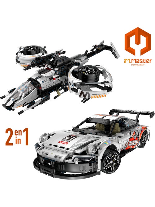 Im.master conjunto de construção carro transformável 1/10 - 1551 pcs. - Kiabi