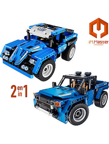 Im.master conjunto de construção de carros telecomandados 2 em 1 pickup - 353 peças