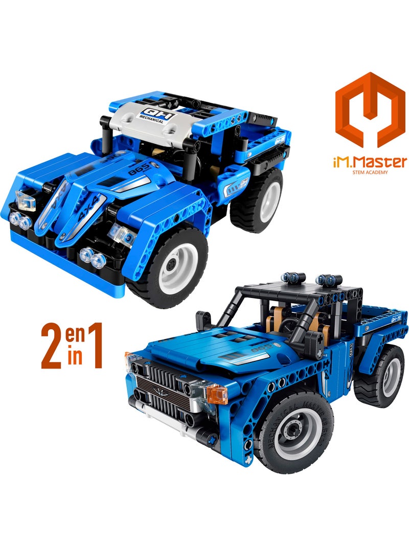 Im.master conjunto de construção de carros telecomandados 2 em 1 pickup - 353 peças N/D - Kiabi