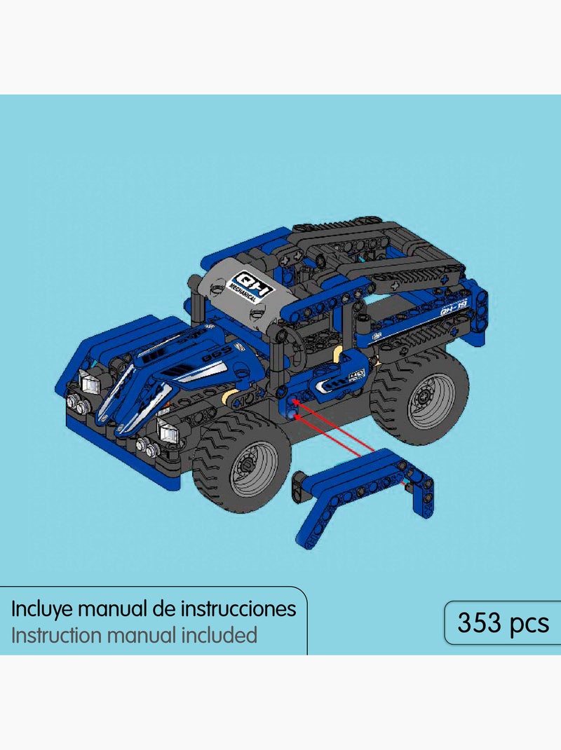 Im.master conjunto de construção de carros telecomandados 2 em 1 pickup - 353 peças N/D - Kiabi
