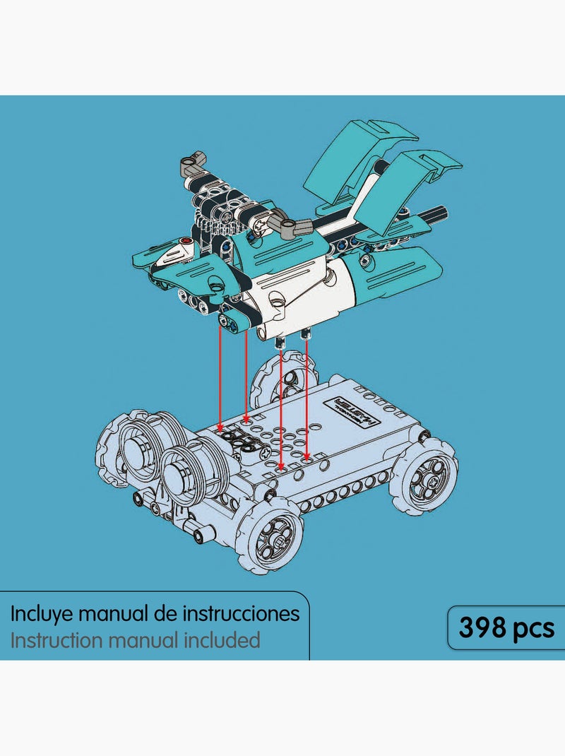 Im.master conjunto de construção de robô 3 em 1 com controlo remoto - 398 peças N/D - Kiabi