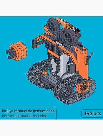 Im.master conjunto de construção de robô acrobático com controlo remoto 3 em 1 - 392 peças