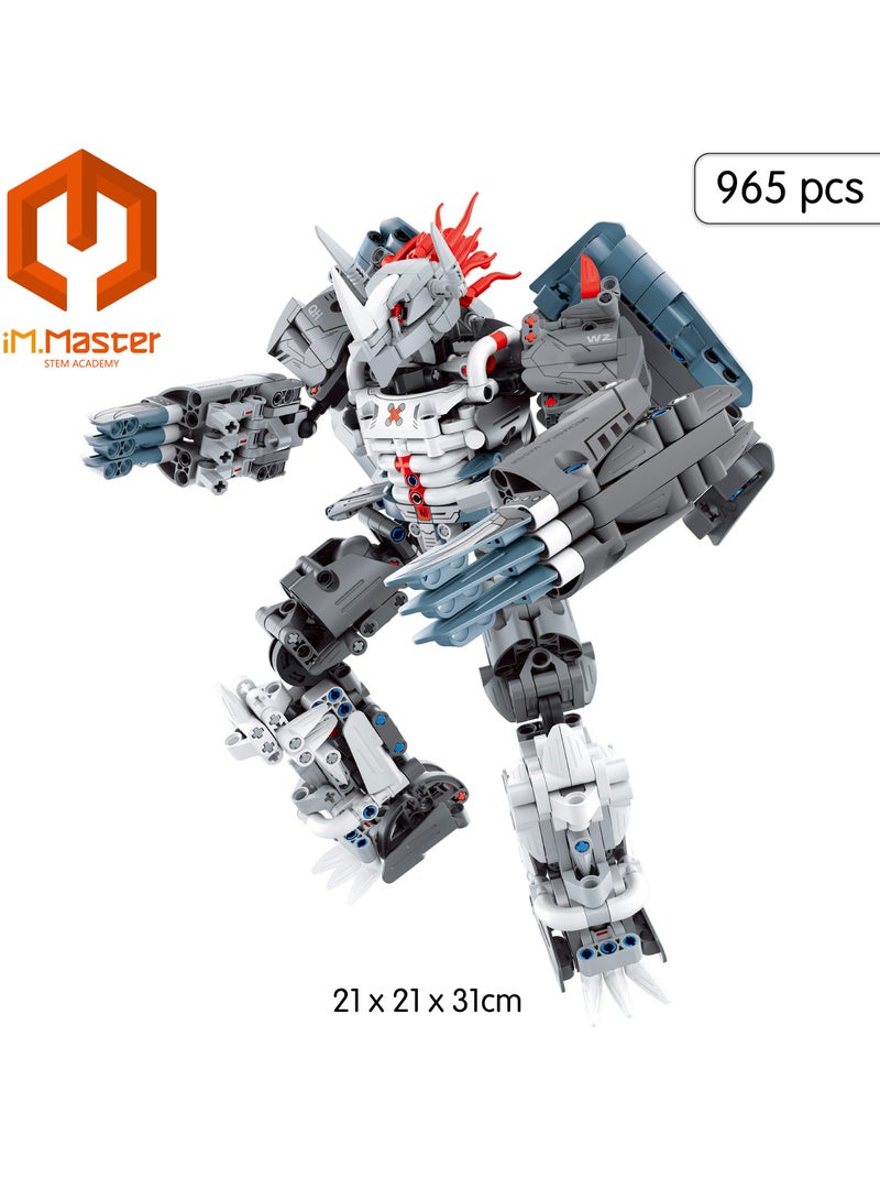 Im.master conjunto de construção do robô rhino - 965 peças. N/D - Kiabi