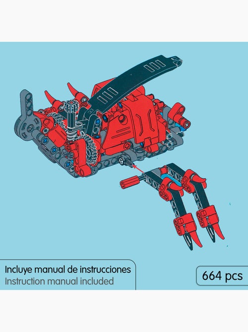 Im.master conjunto de construção lançador de mísseis scorpion - 664 peças. - Kiabi