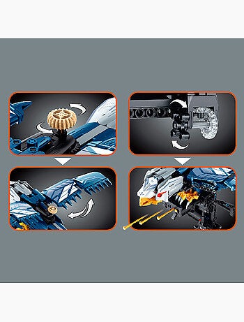 Im.master conjunto de construção missile falcon - 630 peças.