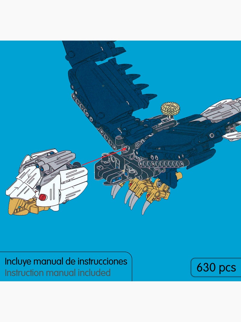 Im.master conjunto de construção missile falcon - 630 peças. N/D - Kiabi