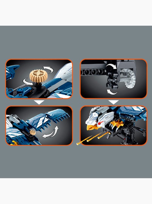 Im.master conjunto de construção missile falcon - 630 peças. - Kiabi