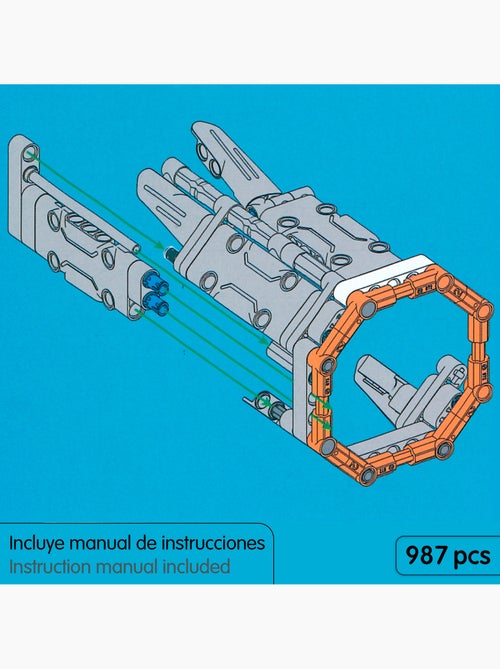 Im.master conjunto de construção nave espacial sirius star - 987 peças. - Kiabi