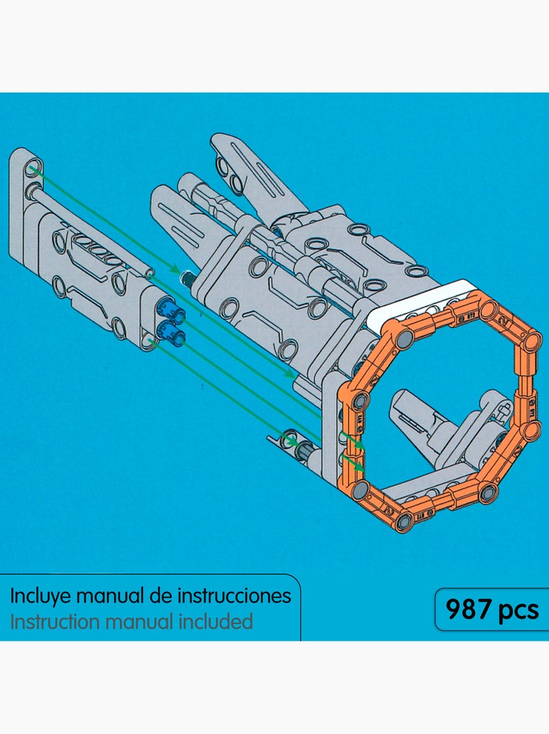 Im.master conjunto de construção nave espacial sirius star - 987 peças. N/D - Kiabi