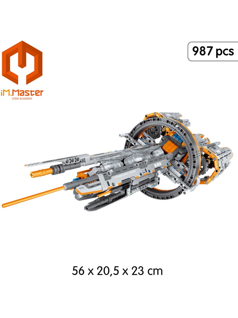 Im.master conjunto de construção nave espacial sirius star - 987 peças. N/D - Kiabi