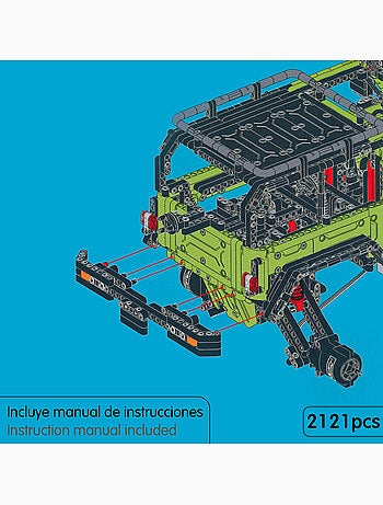 Im.master construction set 1/6 carro todo-o-terreno telecomandado - 2121 peças.