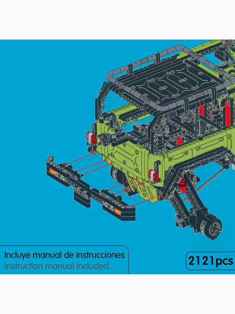 Im.master construction set 1/6 carro todo-o-terreno telecomandado - 2121 peças. N/D - Kiabi
