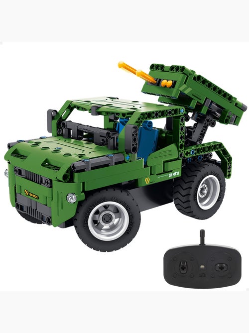 Im.master kit de construção de carro militar rc 2 em 1 - 364 peças. - Kiabi