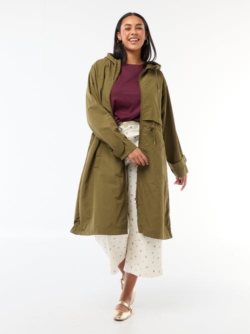 Impermeável com capuz - Kiabi