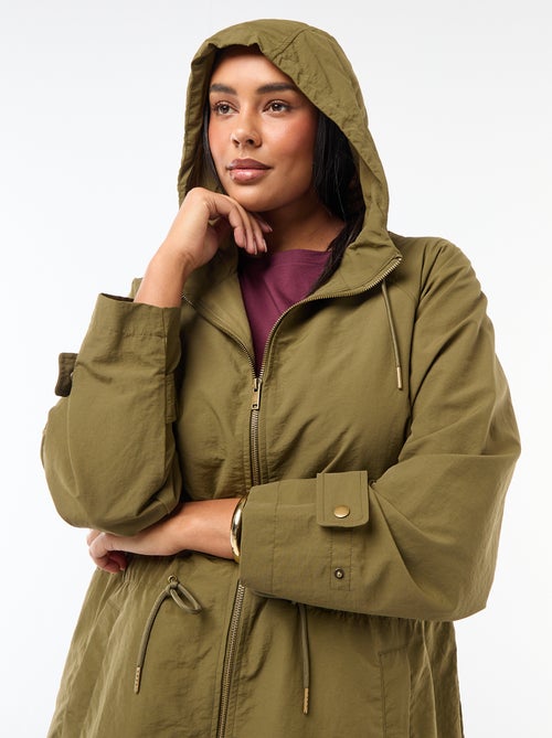 Impermeável com capuz - Kiabi