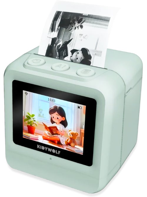 Impressora infantil instantânea com ia kidyprinter | kidywolf - Kiabi Impressora infantil instantânea com ia kidyprinter | kidywolf - Kiabi