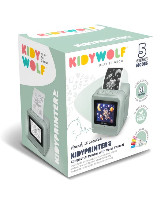 Impressora infantil instantânea com ia kidyprinter | kidywolf - Kiabi Impressora infantil instantânea com ia kidyprinter | kidywolf - Kiabi