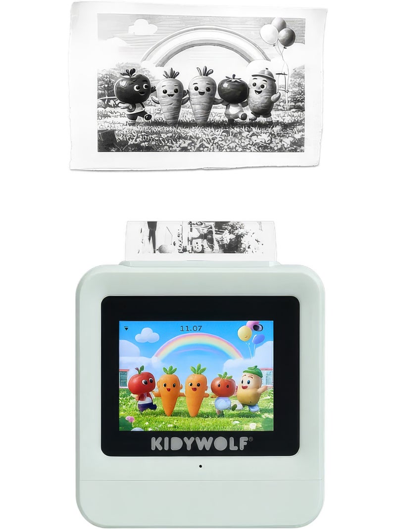 Impressora infantil instantânea com ia kidyprinter | kidywolf Verde - Kiabi