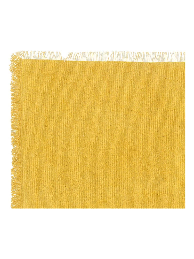 Individuais com franjas Amarelo - Kiabi