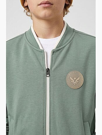 Infantil sweatshirt com fecho e gola redonda tommy