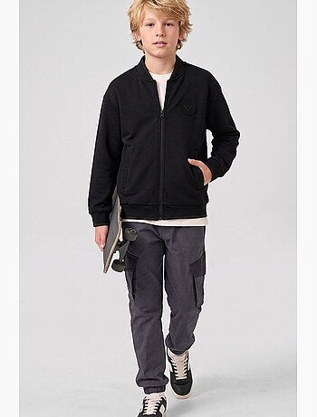 Infantil sweatshirt com fecho e gola redonda tommy